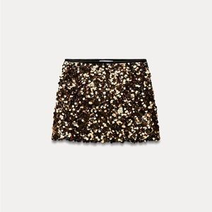 Sequin mini skirt